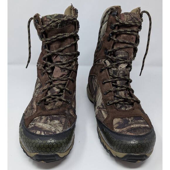 Rocky | Shoes | Vtg 9s Rocky Boots Mens 1 Ew Leather Boots  Rocky Silent Stalker Camo Hunting Boots 10.5W 400g Waterproof Primaloft Vibram